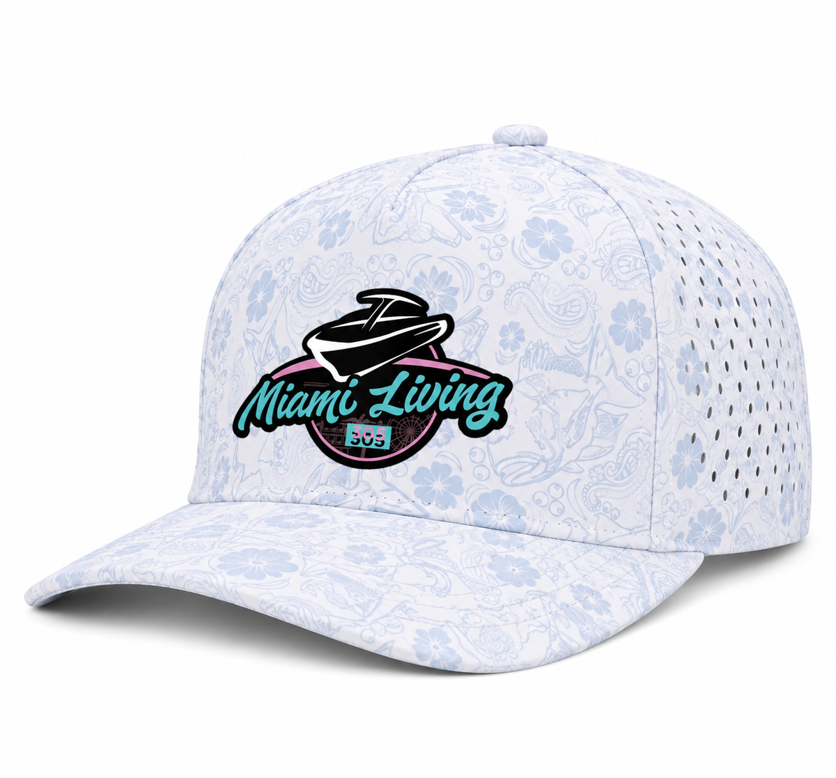 Miami Living Hat (White Reef)